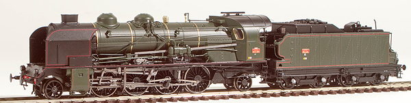 REE Modeles MB-051 - French Steam Locomotive Class 141 of the SNCF - Depot CLERMONT - Analog DC
